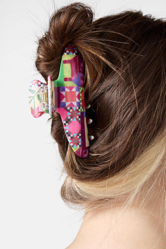 Gorman - Heirloom Hair Claw Large - print