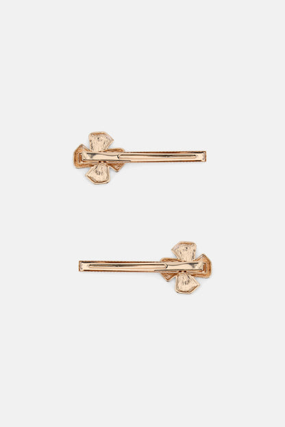 Gorman - Gold Flower Hair Pin S/2 - gold