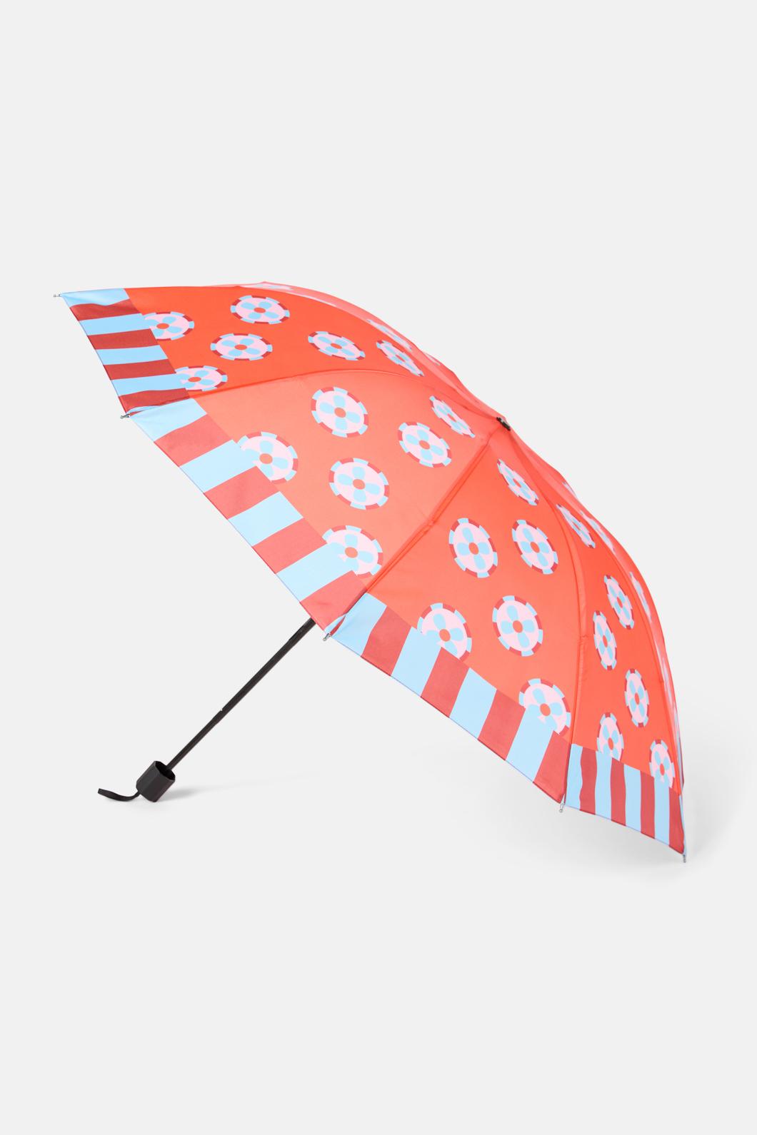 Gorman - Blue Flower Umbrella - print