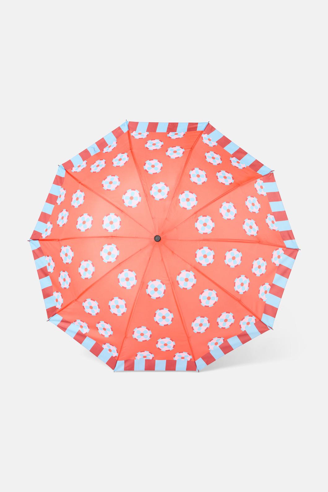 Gorman - Blue Flower Umbrella - print