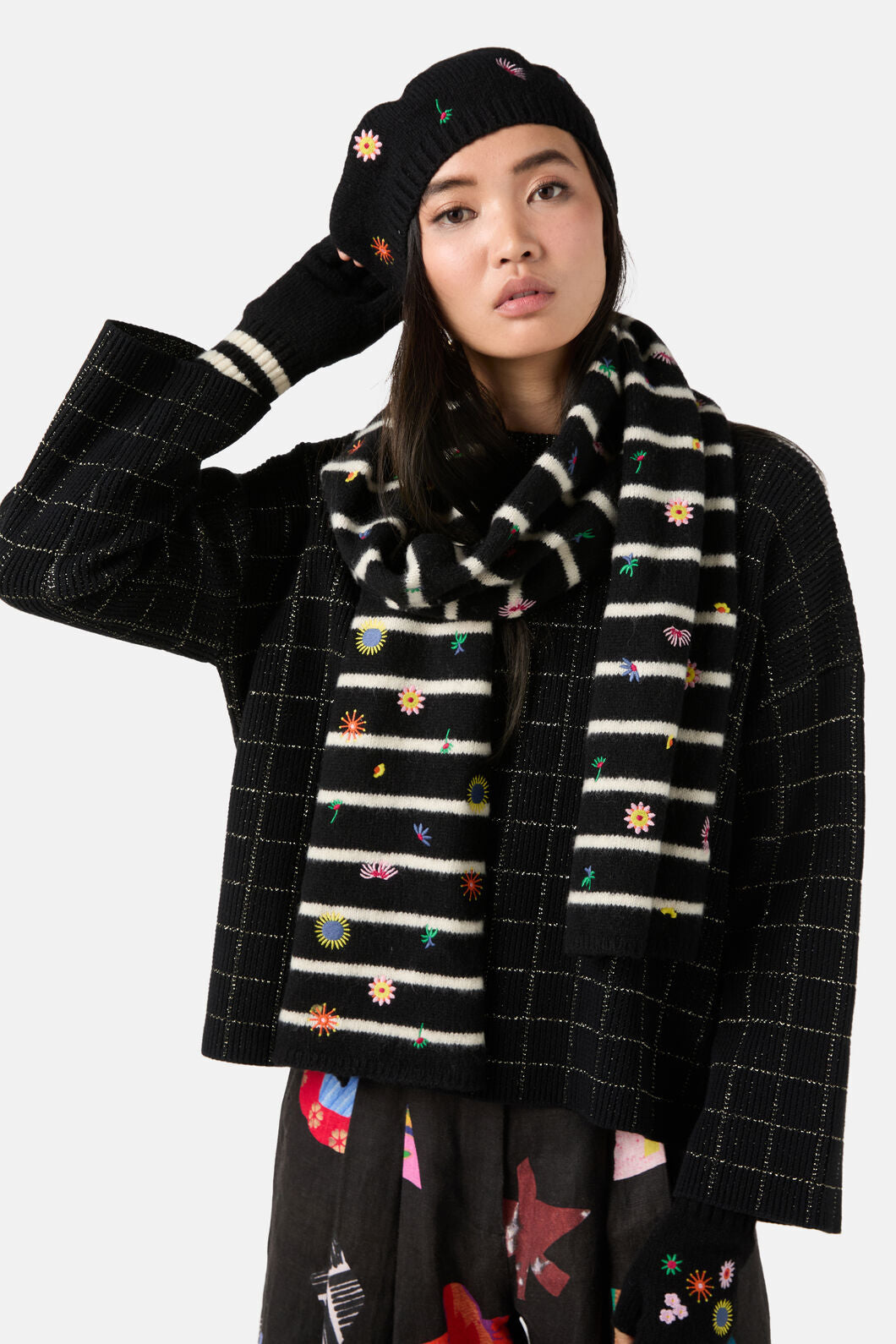 Gorman - Boom Blooms Scarf - multi