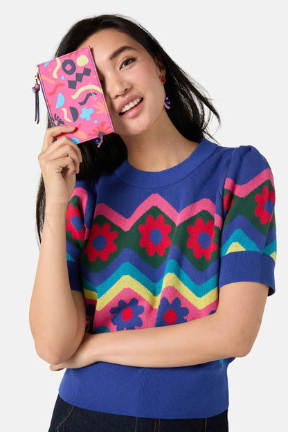 Gorman - Collage Garden Purse - print