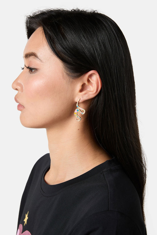 Gorman - Desert Garden Snake Earring - multi