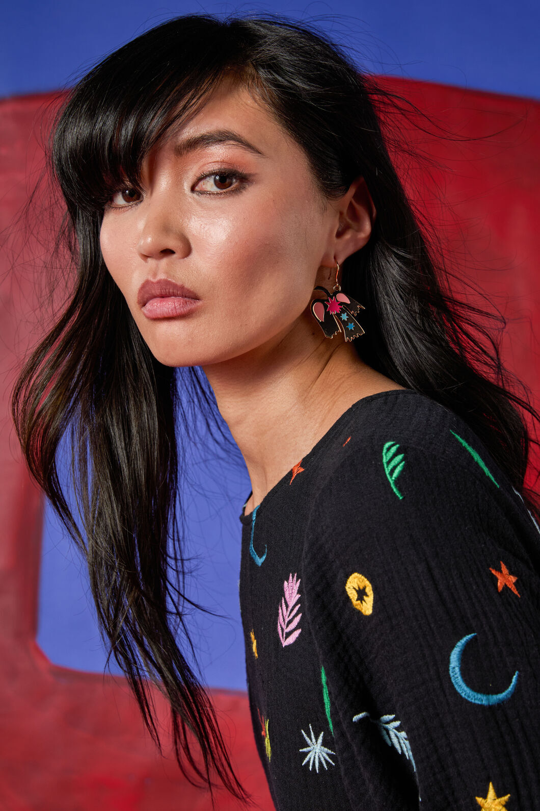 Gorman - Desert Garden Bird Earring - multi