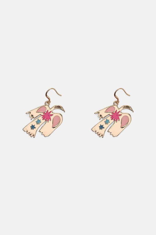 Gorman - Desert Garden Bird Earring - multi