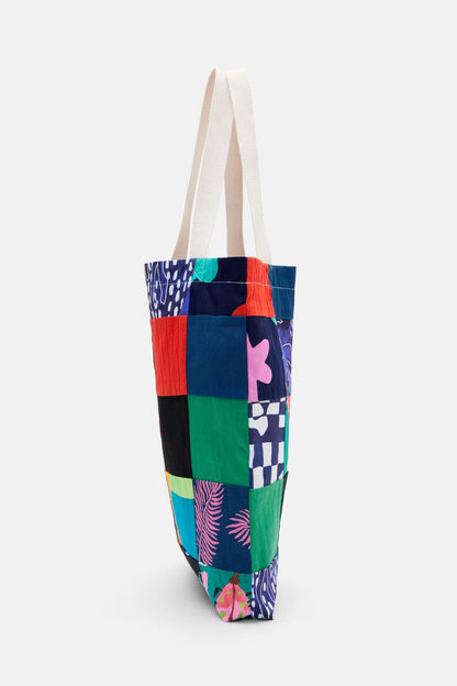 Gorman - Patchwork Upcycled Tote - multi