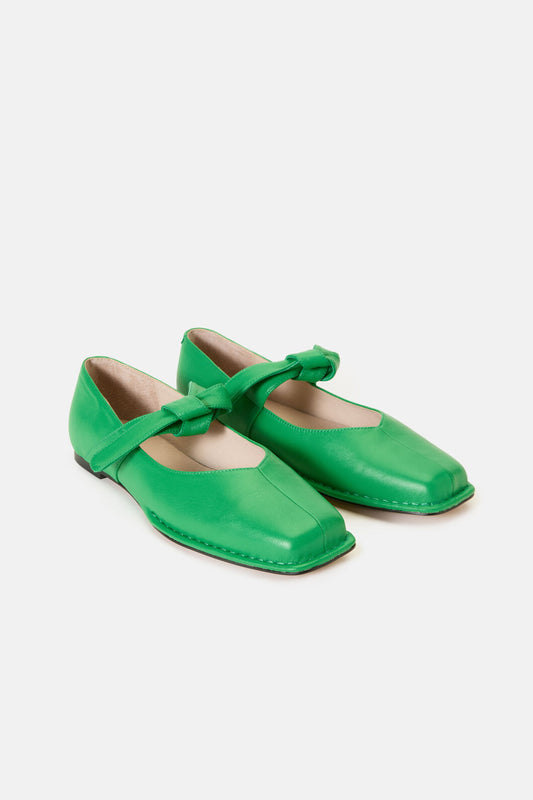Gorman - Tie Up Flat-Green - green
