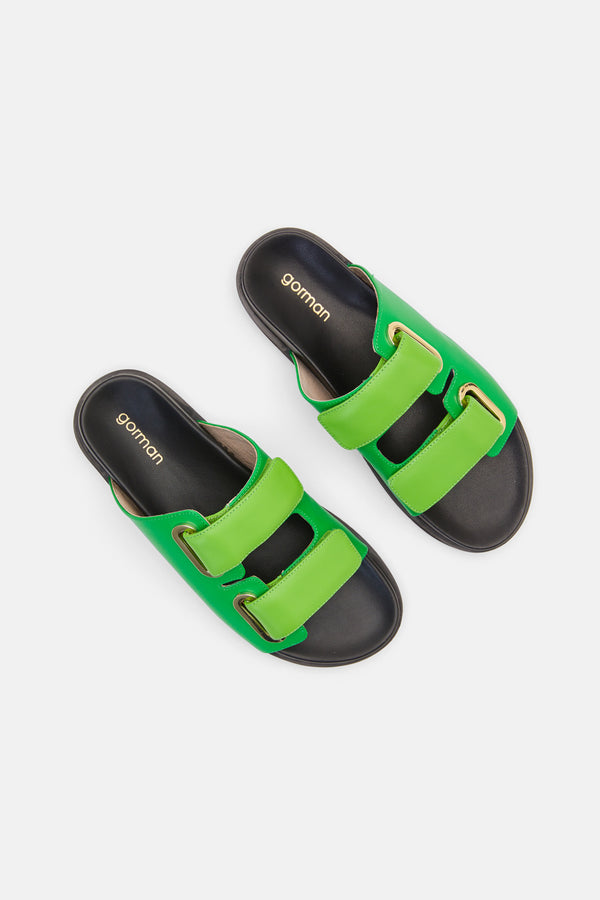 Gorman - Double Trouble Sandal-Green - green