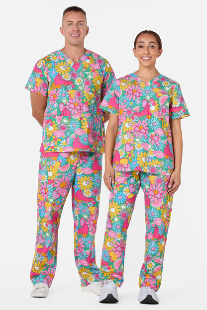 Gorman - Malibu Summer Scrub Set - green
