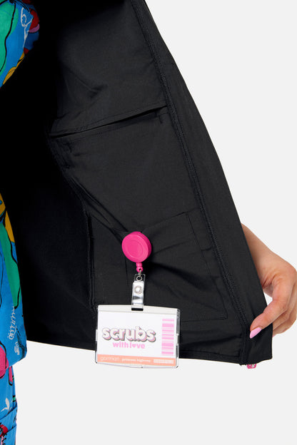 Gorman - Scrubs Black Polar Fleece Vest - black