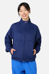 Gorman - Scrub Womens Navy Zip Up Jacket - navy