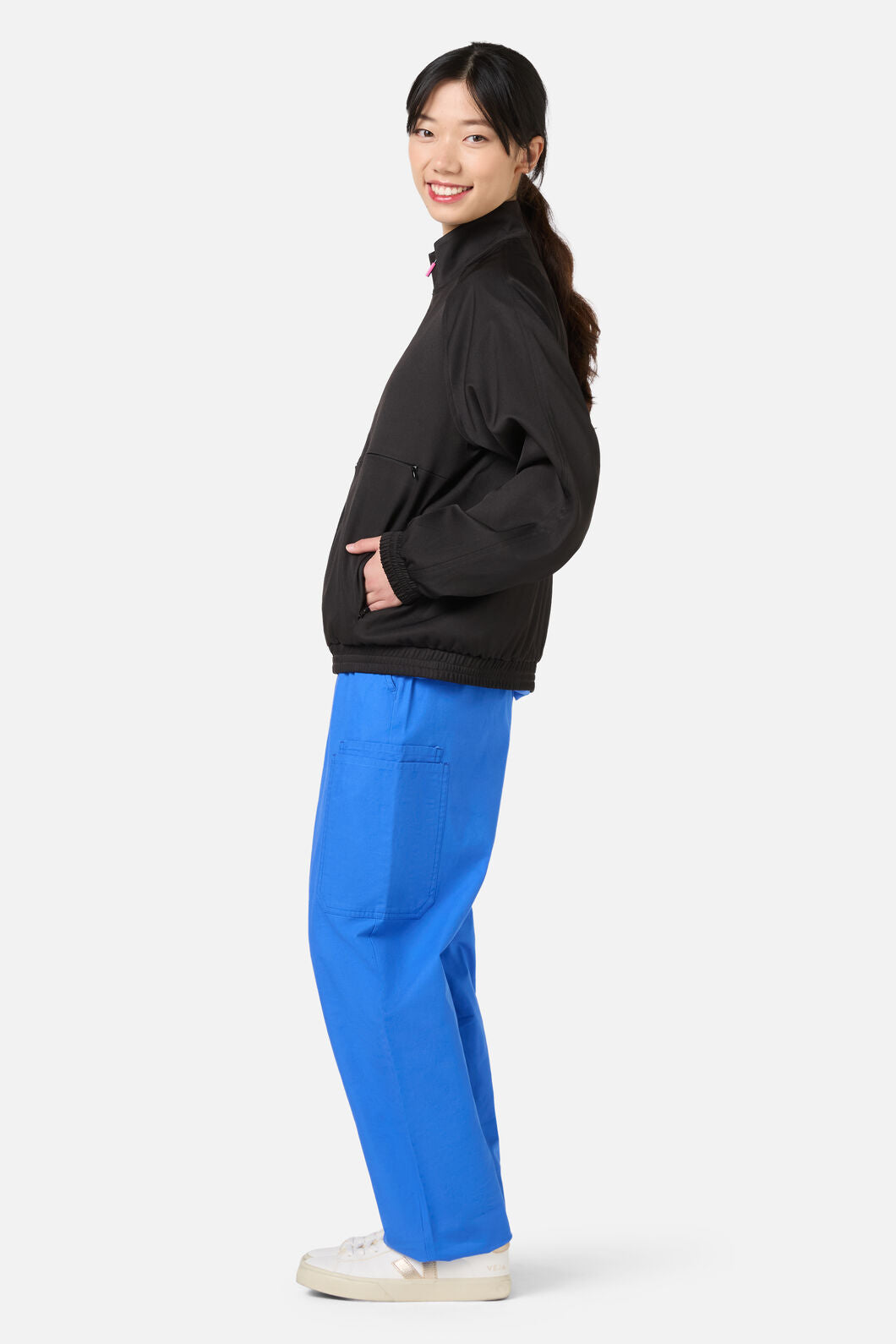 Gorman - Scrub Womens Black Zip Up Jacket - black