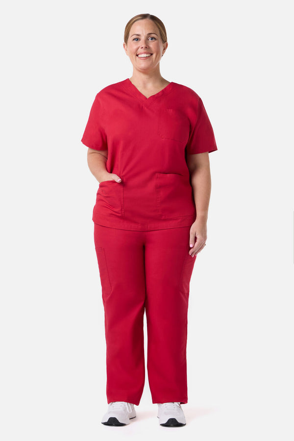 Gorman - Scrubs with love Red Scrub Set - red