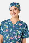 Gorman - Snailed It Scrub Hat - blue