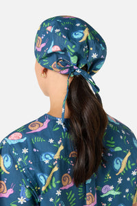 Gorman - Snailed It Scrub Hat - blue