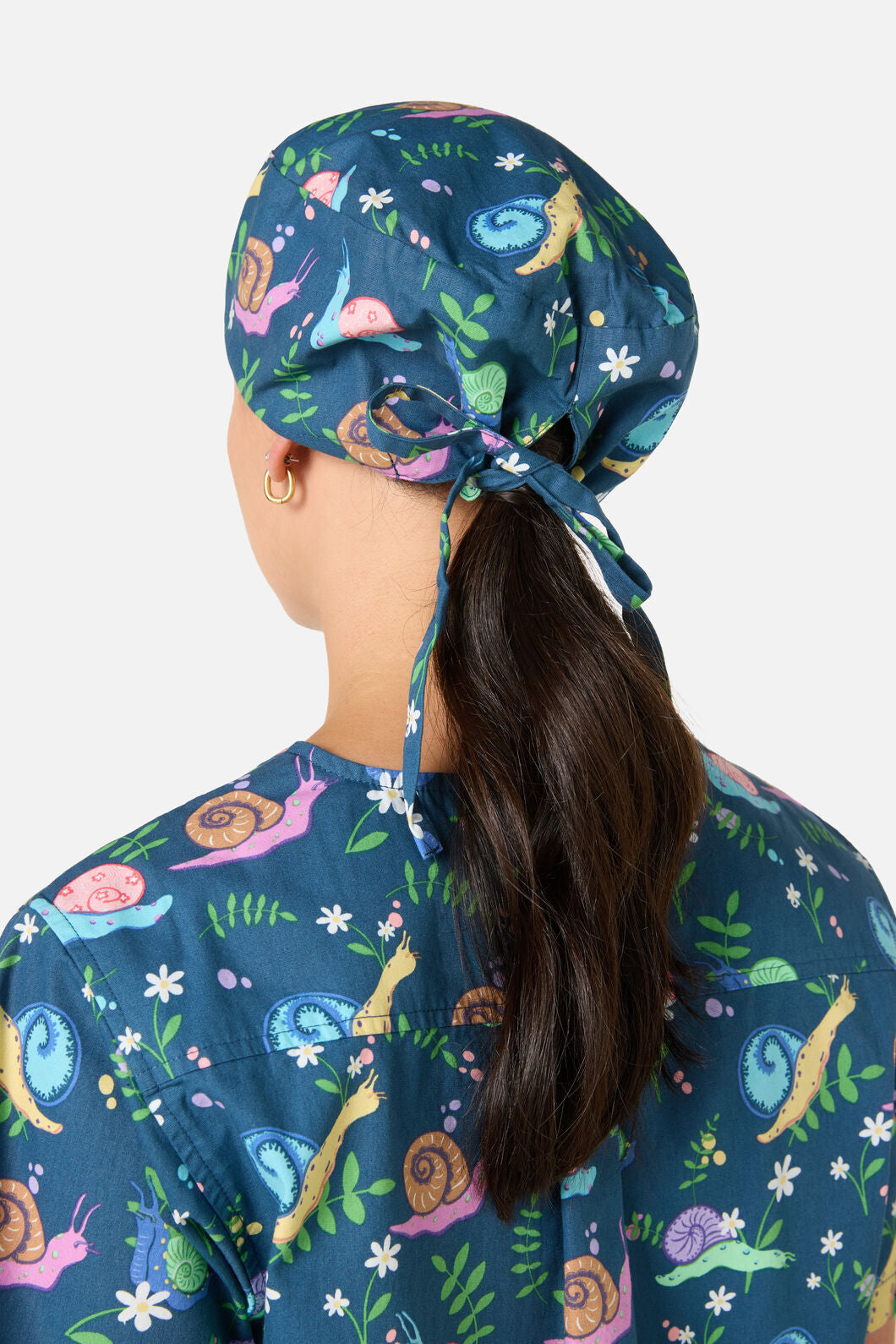 Gorman - Snailed It Scrub Hat - blue