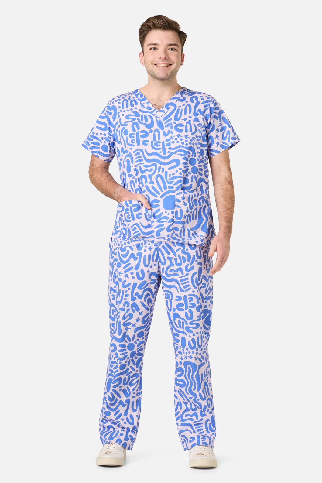 Gorman - Wuk-tjarra Scrub Set - blue