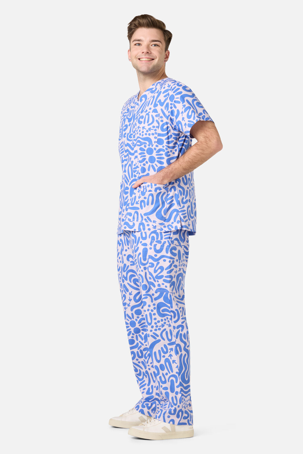 Gorman - Wuk-tjarra Scrub Set - blue