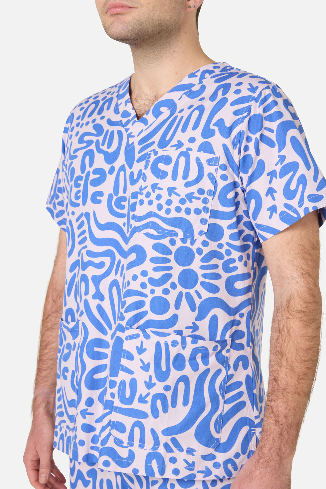 Gorman - Wuk-tjarra Scrub Set - blue