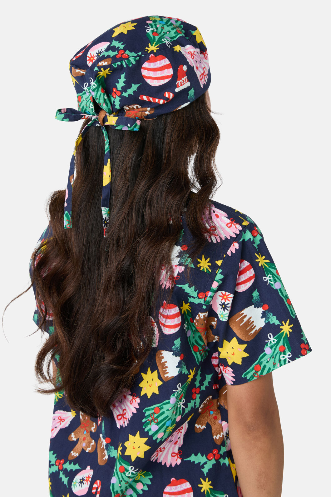 Gorman - Santa's Sweet Treats Scrub Hat - blue