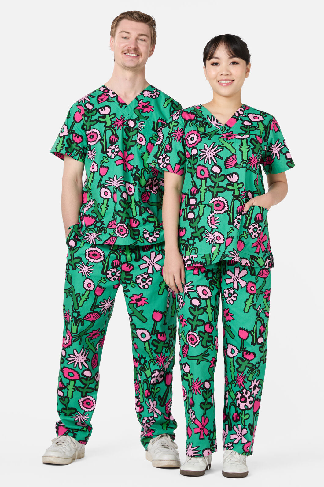 Gorman - Bloom'N'Blossom Scrub Set - green