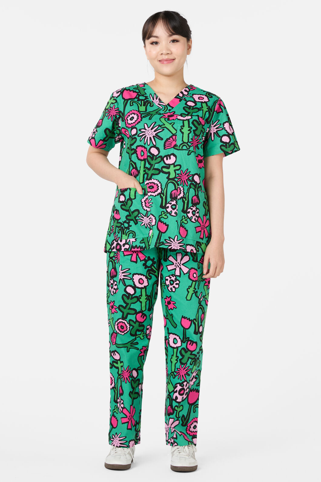 Gorman - Bloom'N'Blossom Scrub Set - green