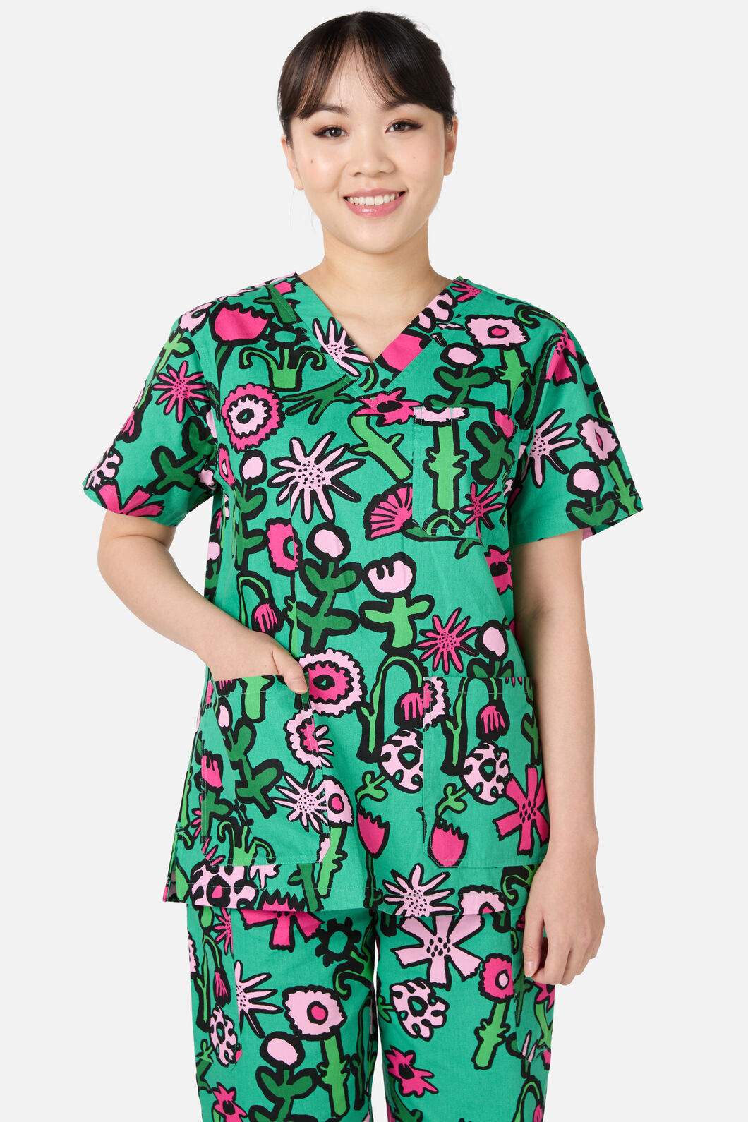 Gorman - Bloom'N'Blossom Scrub Set - green