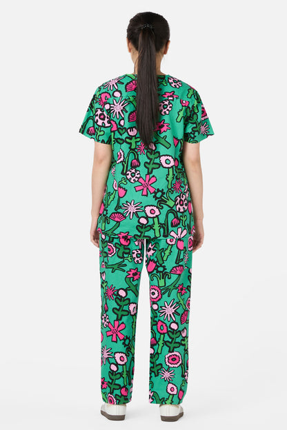 Gorman - Bloom'N'Blossom Scrub Set - green
