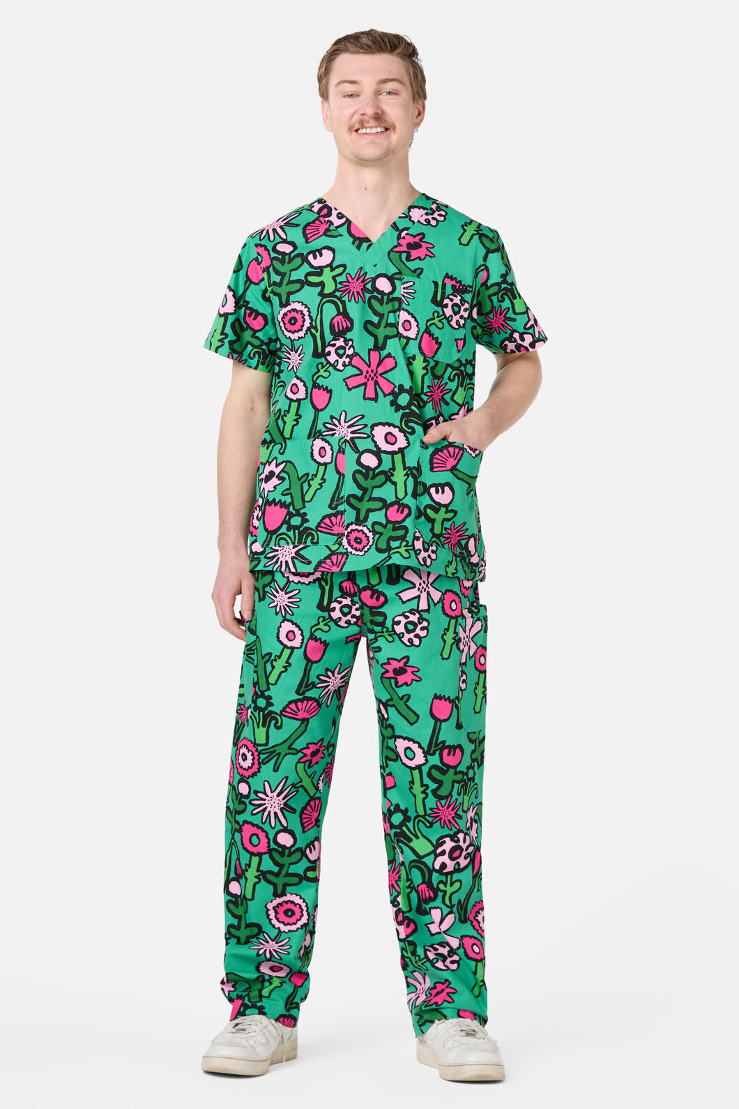 Gorman - Bloom'N'Blossom Scrub Set - green