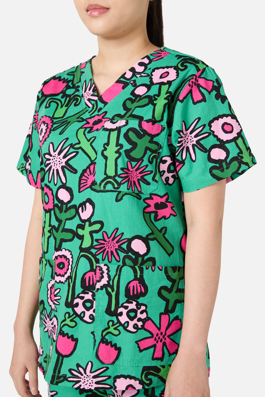 Gorman - Bloom'N'Blossom Scrub Set - green