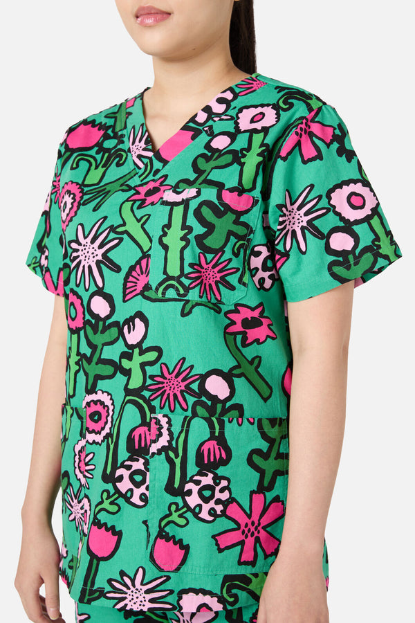 Gorman - Bloom'N'Blossom Scrub Set - green