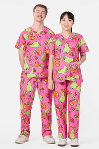 Gorman - Peach Pear Scrub Set - pink