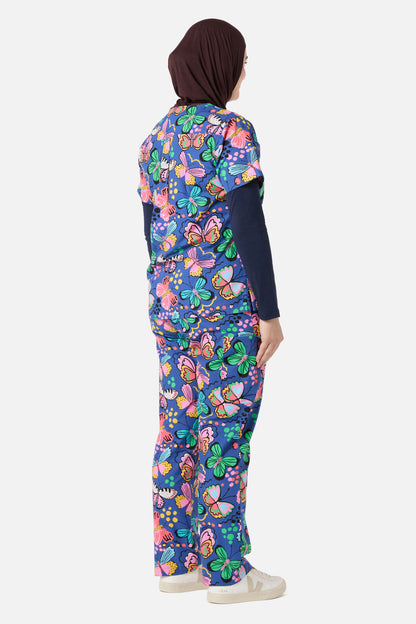 Gorman - Butterfly Scrub Set - navy