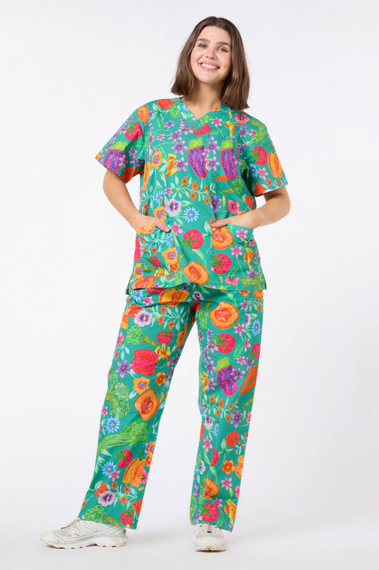 Gorman - Seasonal Scrub Set - green
