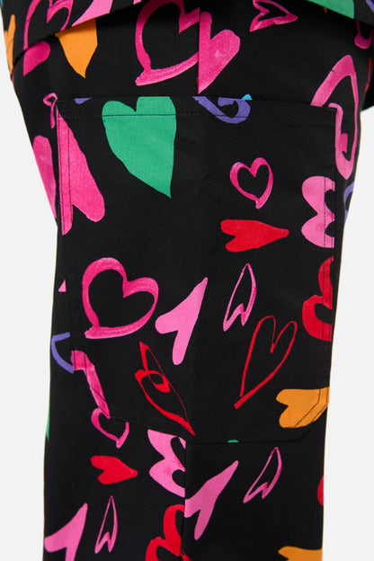 Gorman - Heartfull scrub set - black