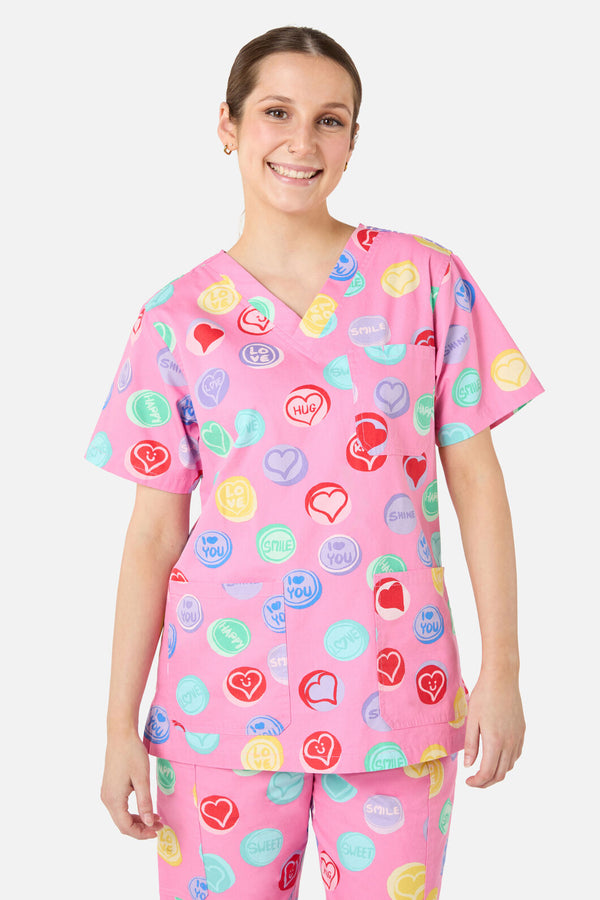 Gorman - Love Candy Scrub set - pink