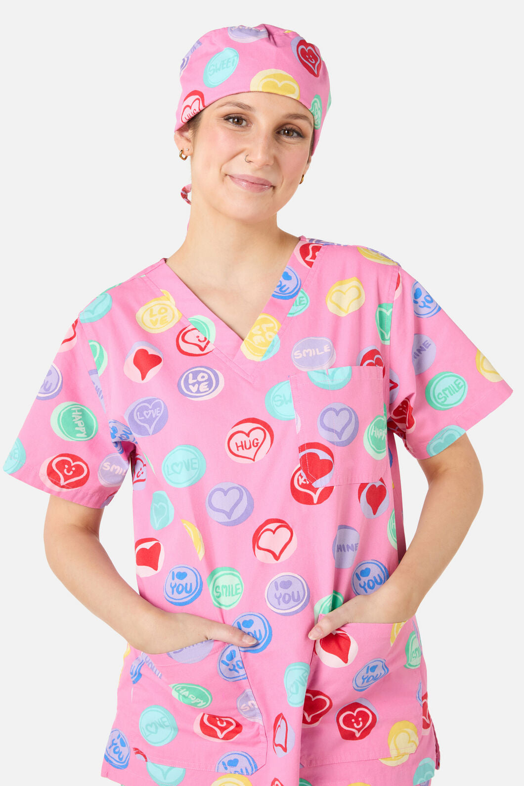 Gorman - Love Candy scrub hat - pink