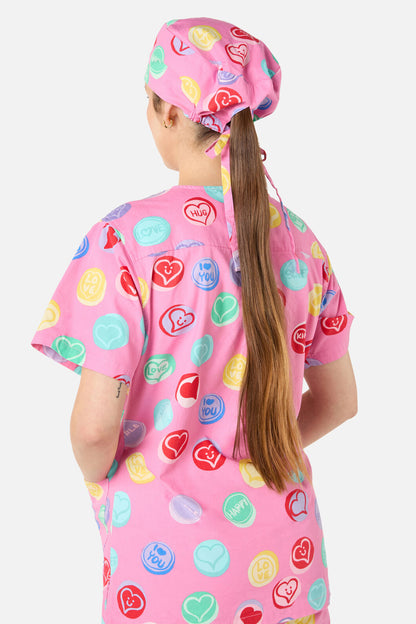 Gorman - Love Candy scrub hat - pink