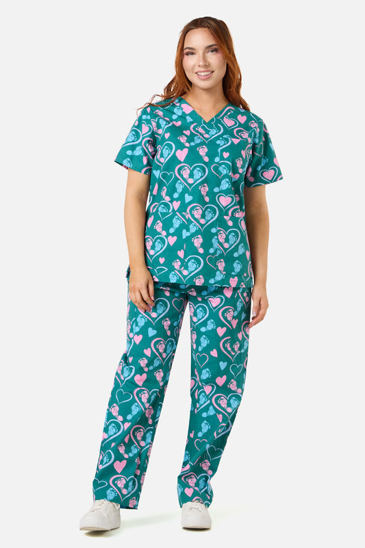 Gorman - Twinkletoes Scrub Set - green