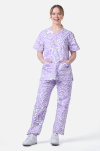 Gorman - Daisy Mae Scrub Set - lilac