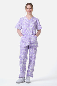Gorman - Daisy Mae Scrub Set - lilac