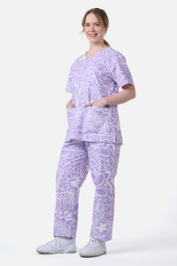 Gorman - Daisy Mae Scrub Set - lilac