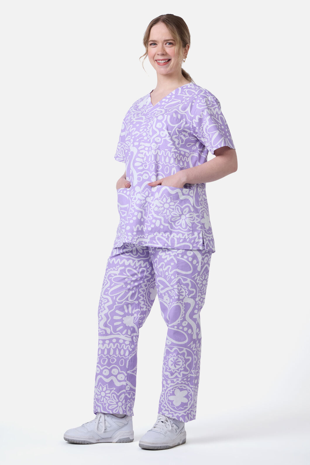 Gorman - Daisy Mae Scrub Set - lilac