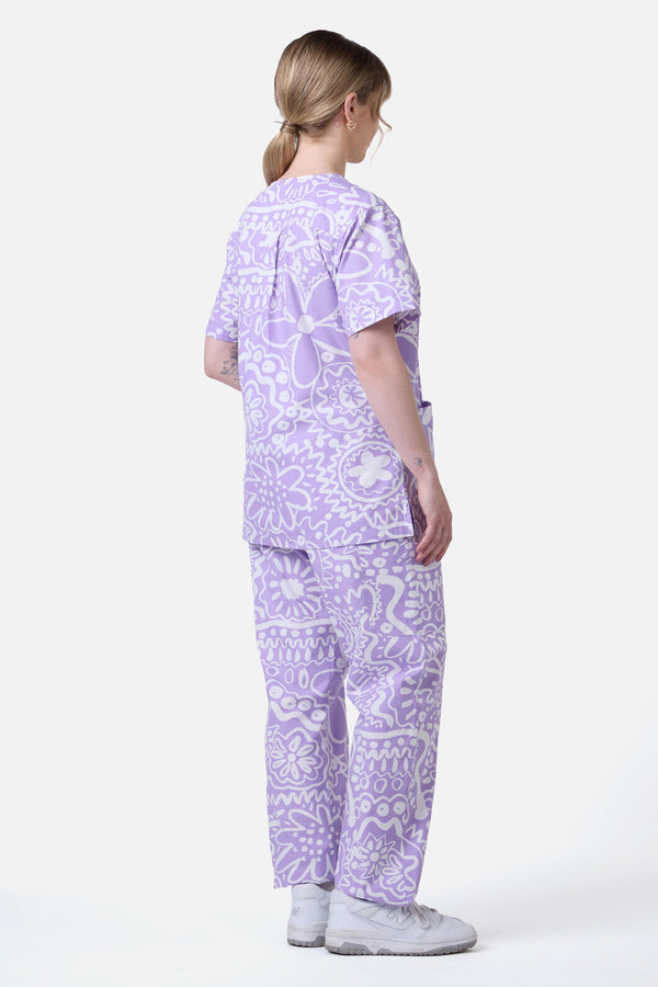 Gorman - Daisy Mae Scrub Set - lilac