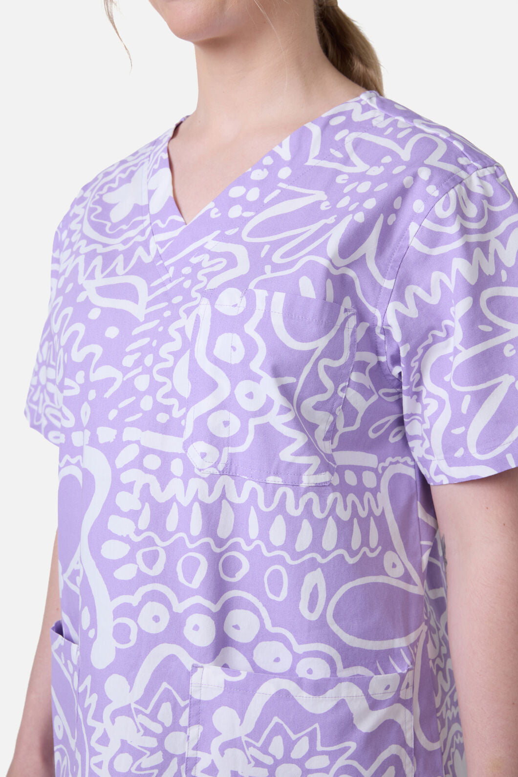 Gorman - Daisy Mae Scrub Set - lilac