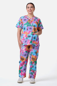 Gorman - Floral Bouquet Scrub Set - multi
