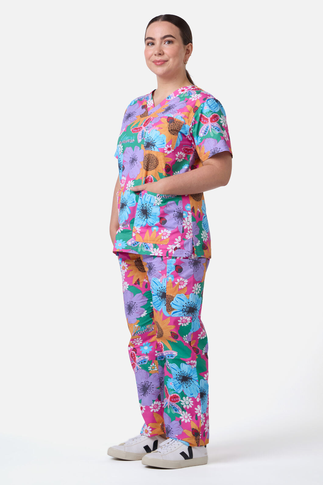 Gorman - Floral Bouquet Scrub Set - multi