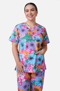 Gorman - Floral Bouquet Scrub Set - multi