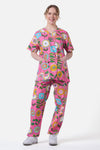 Gorman - Botanical Wallpaper Scrub Set - pink