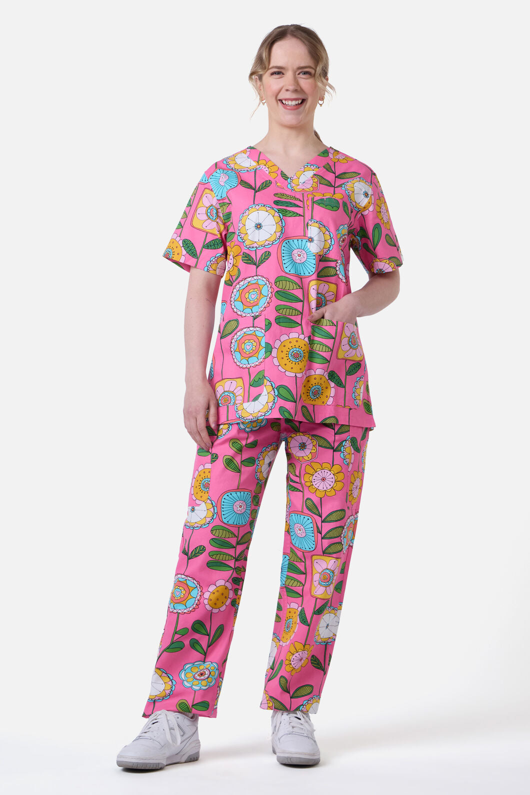 Gorman - Botanical Wallpaper Scrub Set - pink